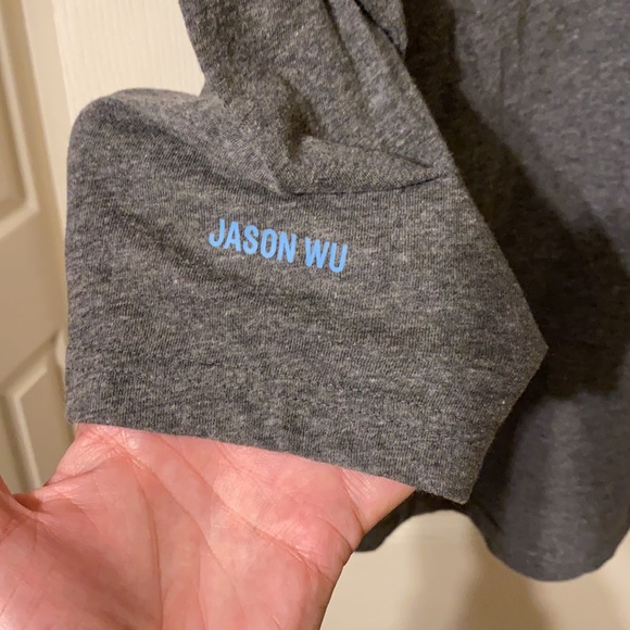 Jason Wu x Eva Air gray button neck unisex sleep tunic, size large - Picture 11 of 12